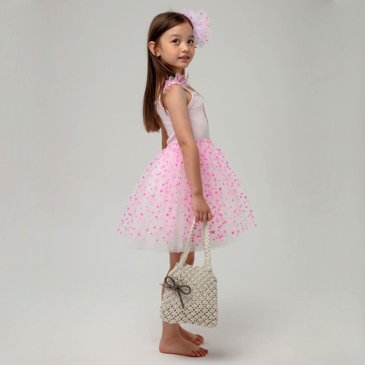 Knitted Bow Tote